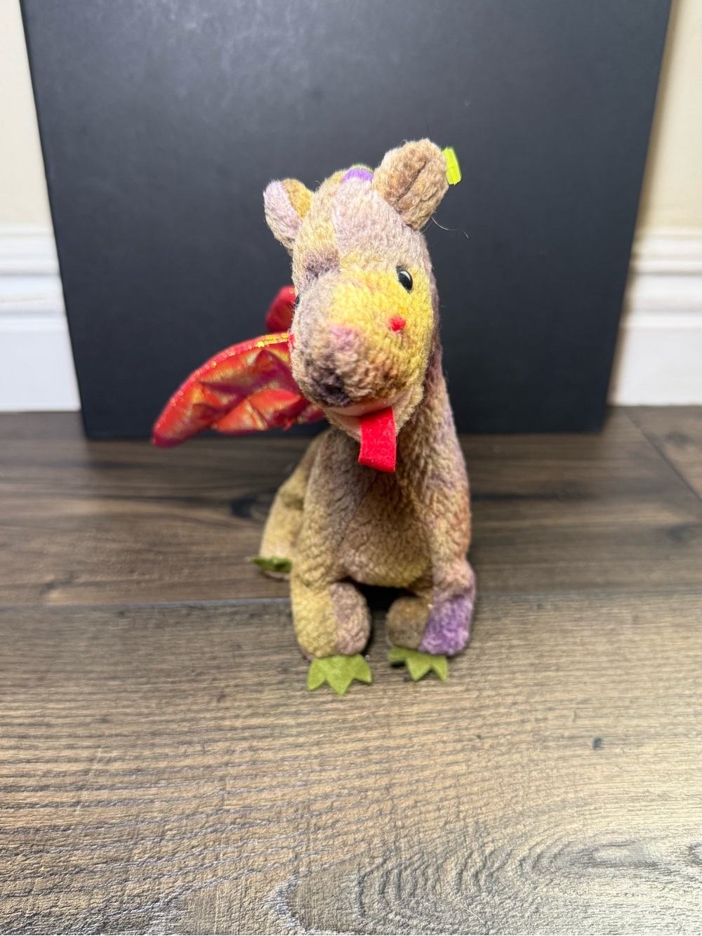 Ty Scorch the Dragon 1998 Beanie Babies Collection Vintage Retired Kids Plush